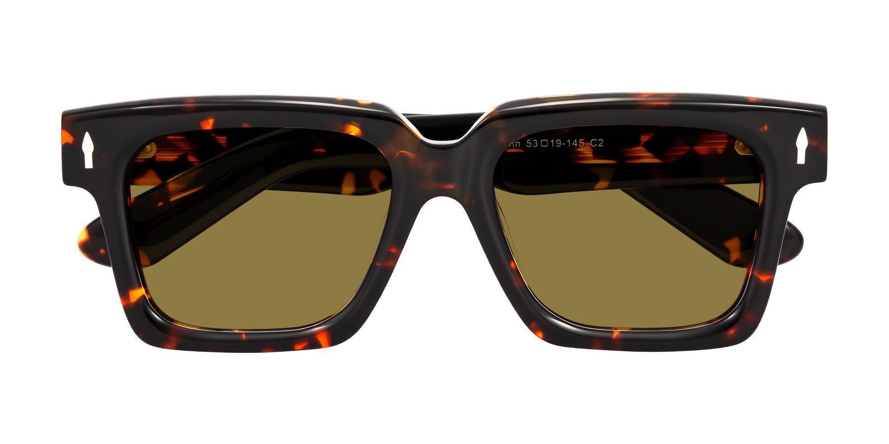Folded Front of Phamn in Tortoise with Brown Polarized Lenses