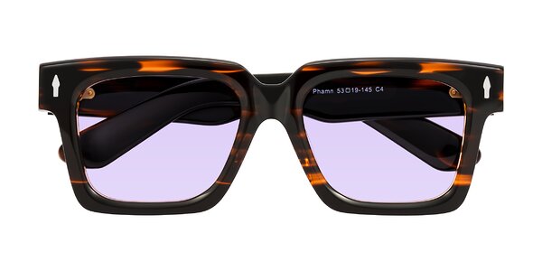 Front of Phamn in Dark Brown Striped