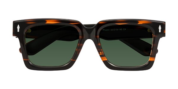 Front of Phamn in Dark Brown Striped