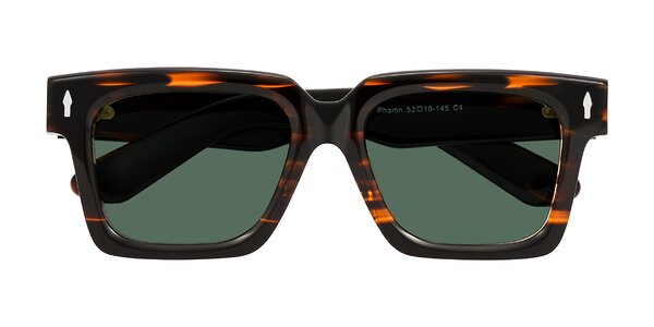 Front of Phamn in Dark Brown Striped