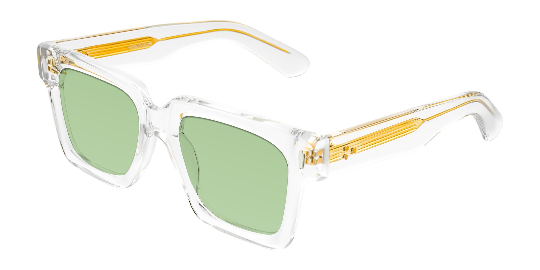 Angle of Phamn in Clear with Medium Green Tinted Lenses