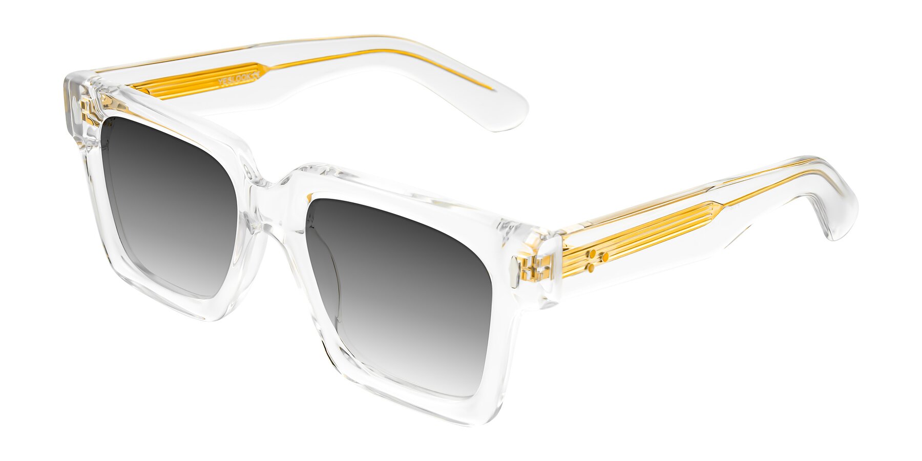 Angle of Phamn in Clear with Gray Gradient Lenses