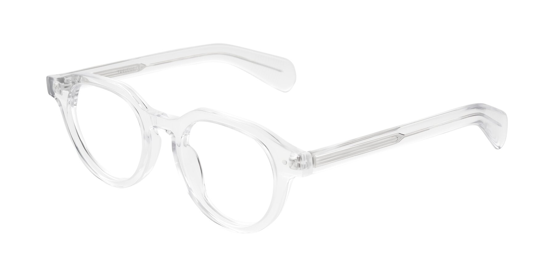 Angle of Rohamn in Clear with Clear Eyeglass Lenses
