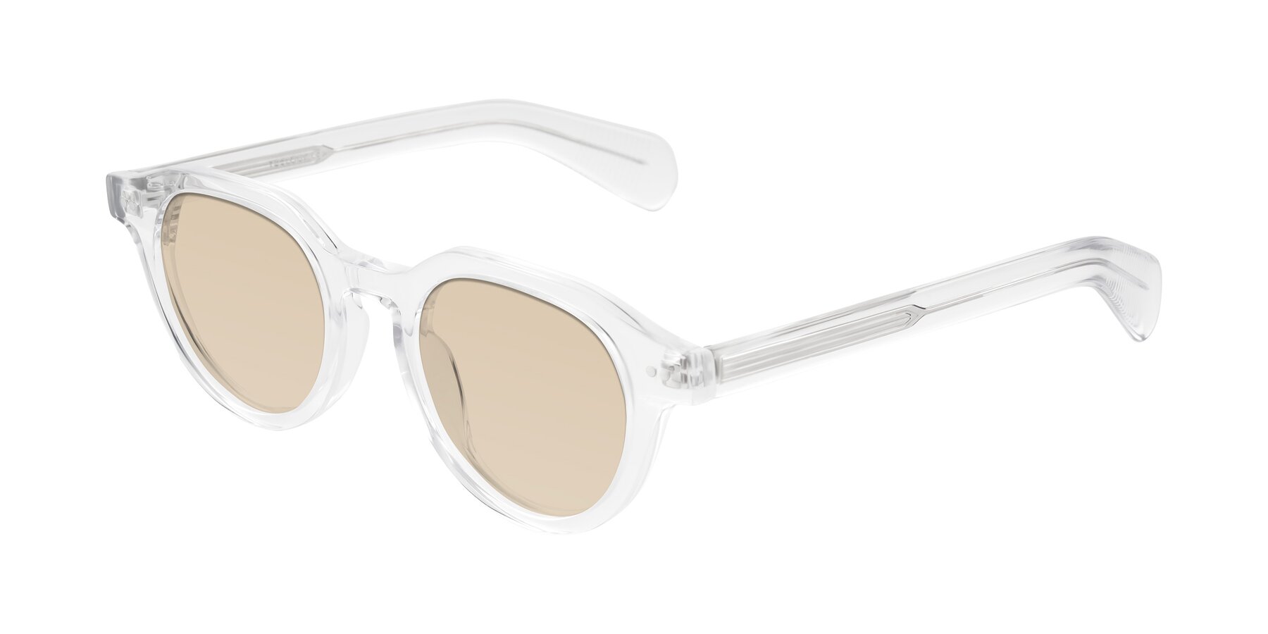 Angle of Rohamn in Clear with Light Brown Tinted Lenses