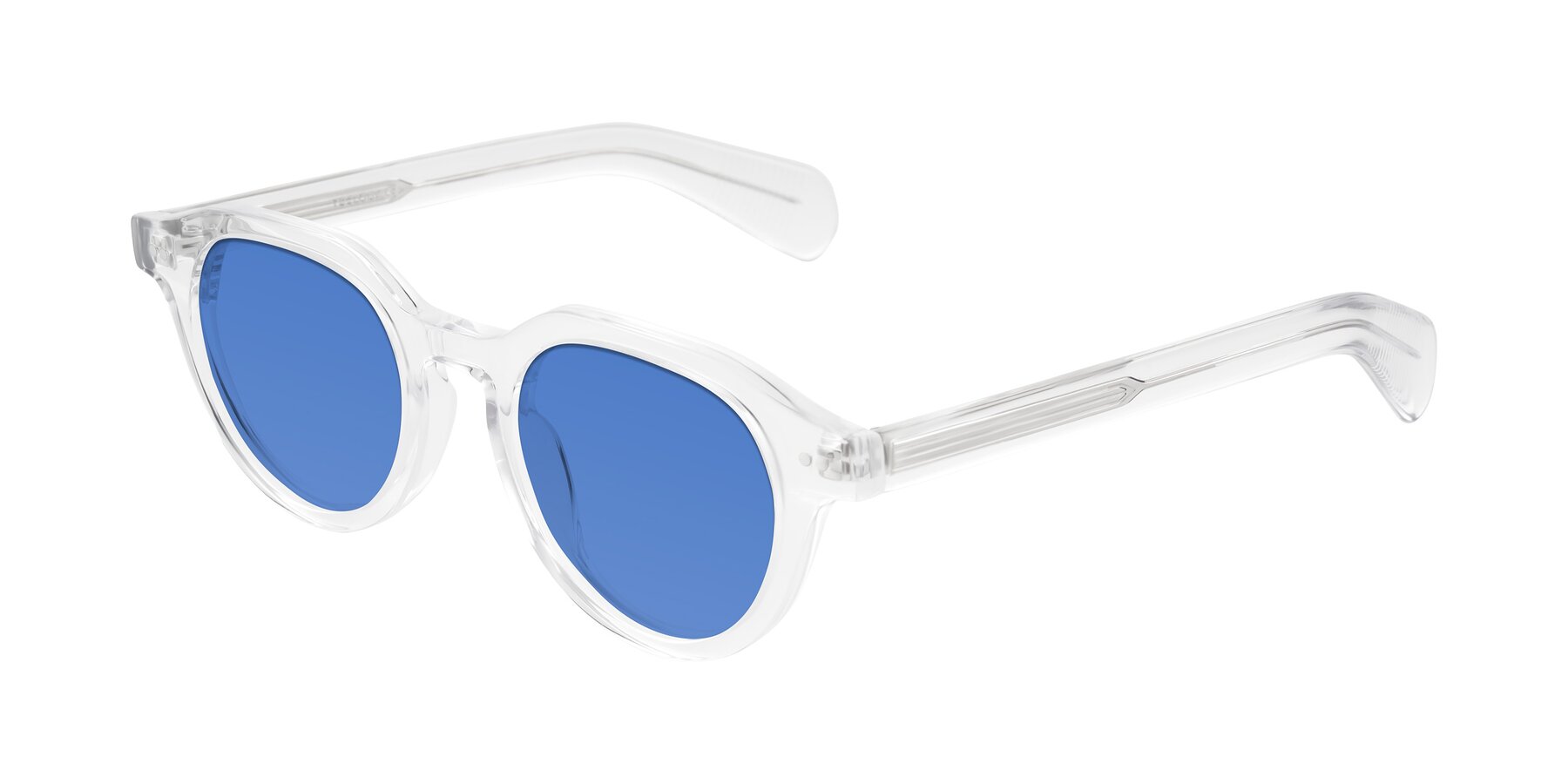 Angle of Rohamn in Clear with Blue Tinted Lenses