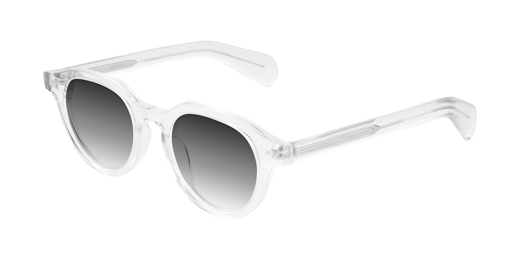 Angle of Rohamn in Clear with Gray Gradient Lenses