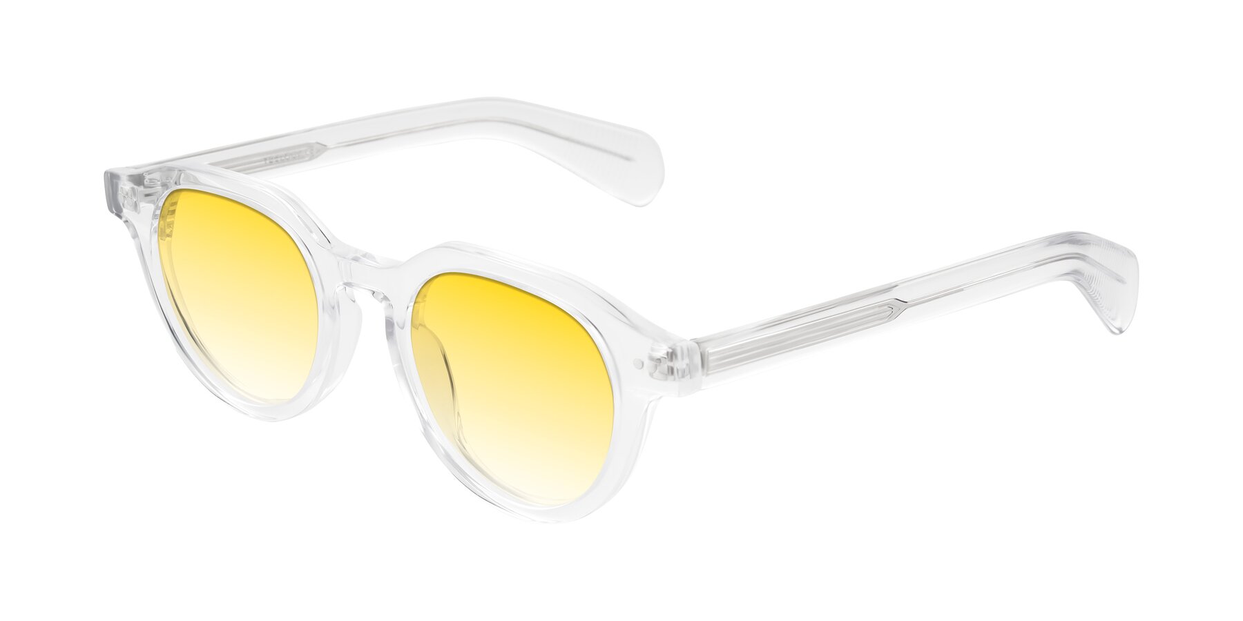Angle of Rohamn in Clear with Yellow Gradient Lenses