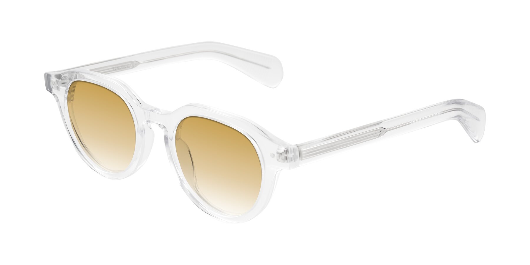 Angle of Rohamn in Clear with Champagne Gradient Lenses