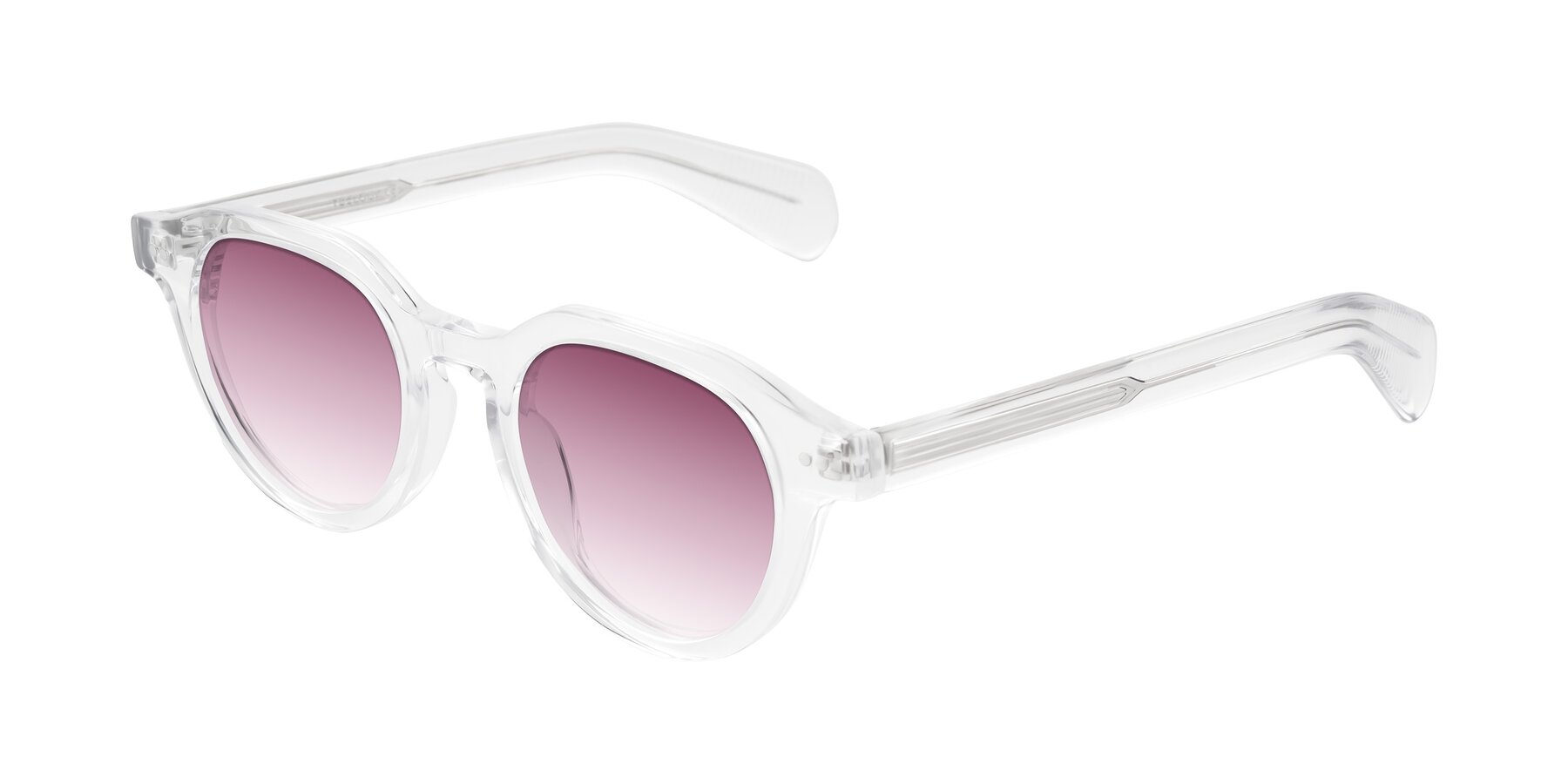 Angle of Rohamn in Clear with Wine Gradient Lenses