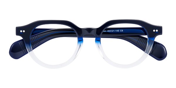 Front of Rohamn in Navy Blue/Clear