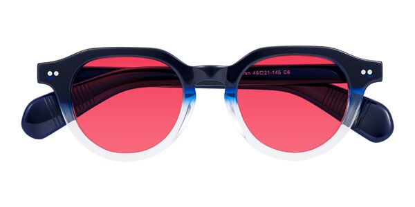 Front of Rohamn in Navy Blue/Clear