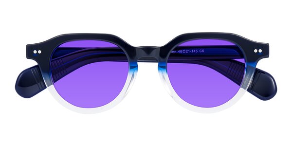 Front of Rohamn in Navy Blue/Clear