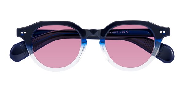 Front of Rohamn in Navy Blue/Clear