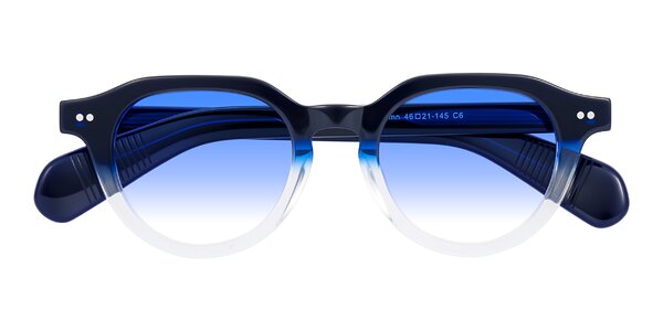 Front of Rohamn in Navy Blue/Clear