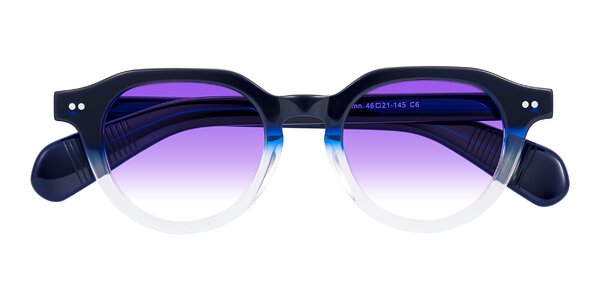 Front of Rohamn in Navy Blue/Clear