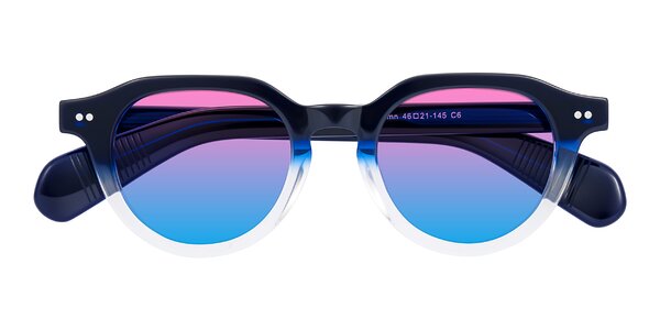 Front of Rohamn in Navy Blue/Clear