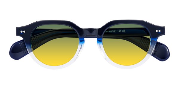 Front of Rohamn in Navy Blue/Clear