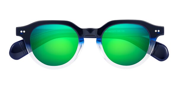 Front of Rohamn in Navy Blue/Clear