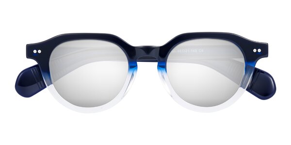 Front of Rohamn in Navy Blue/Clear