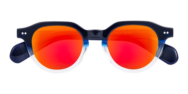Front of Rohamn in Navy Blue/Clear