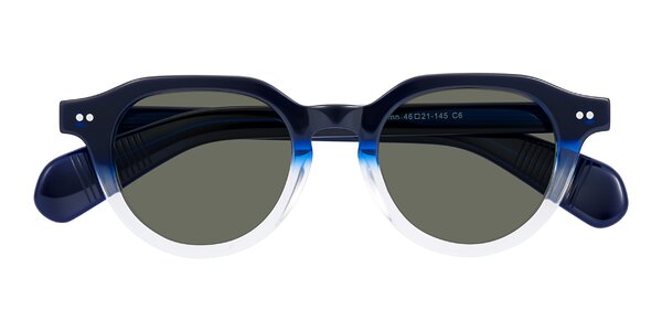 Front of Rohamn in Navy Blue/Clear