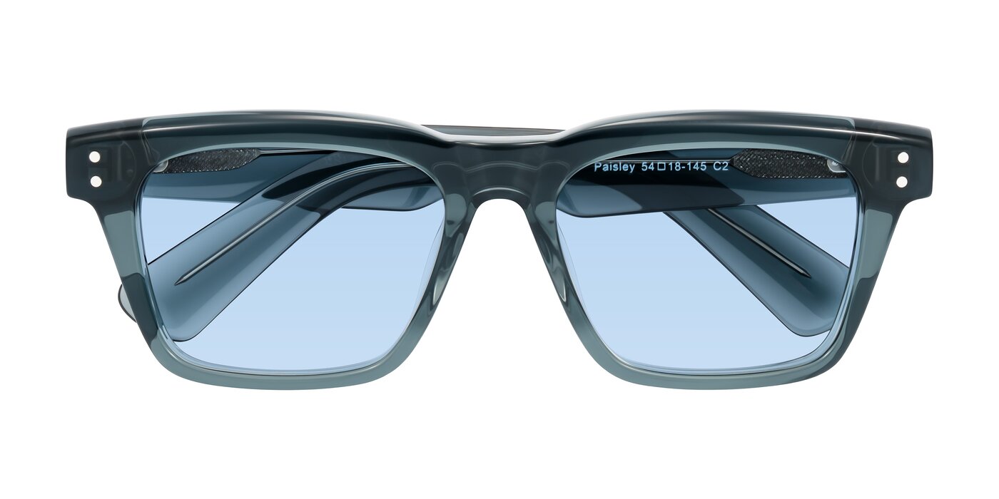 Paisley - Translucent Gray Tinted Sunglasses