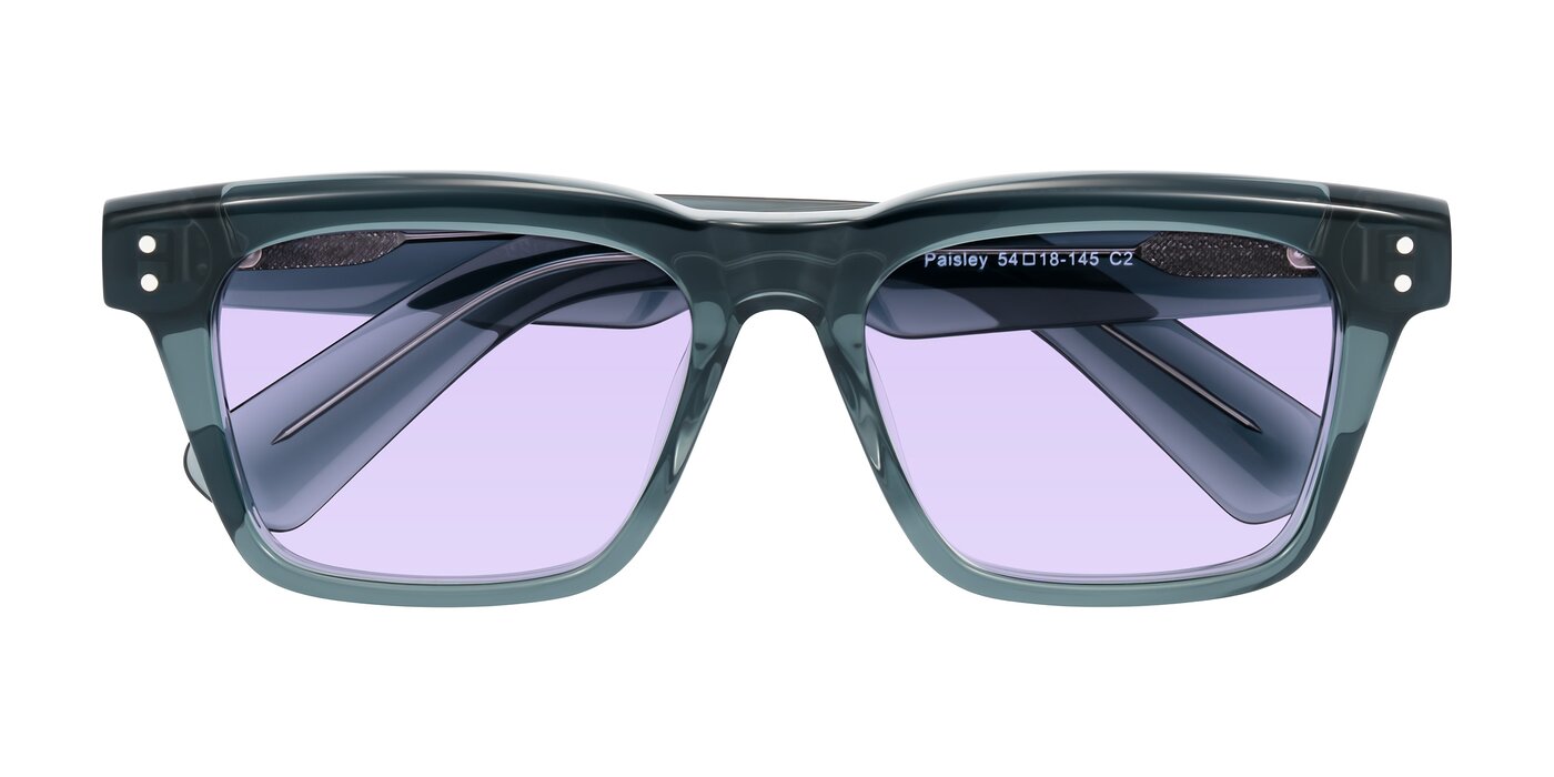 Paisley - Translucent Gray Tinted Sunglasses