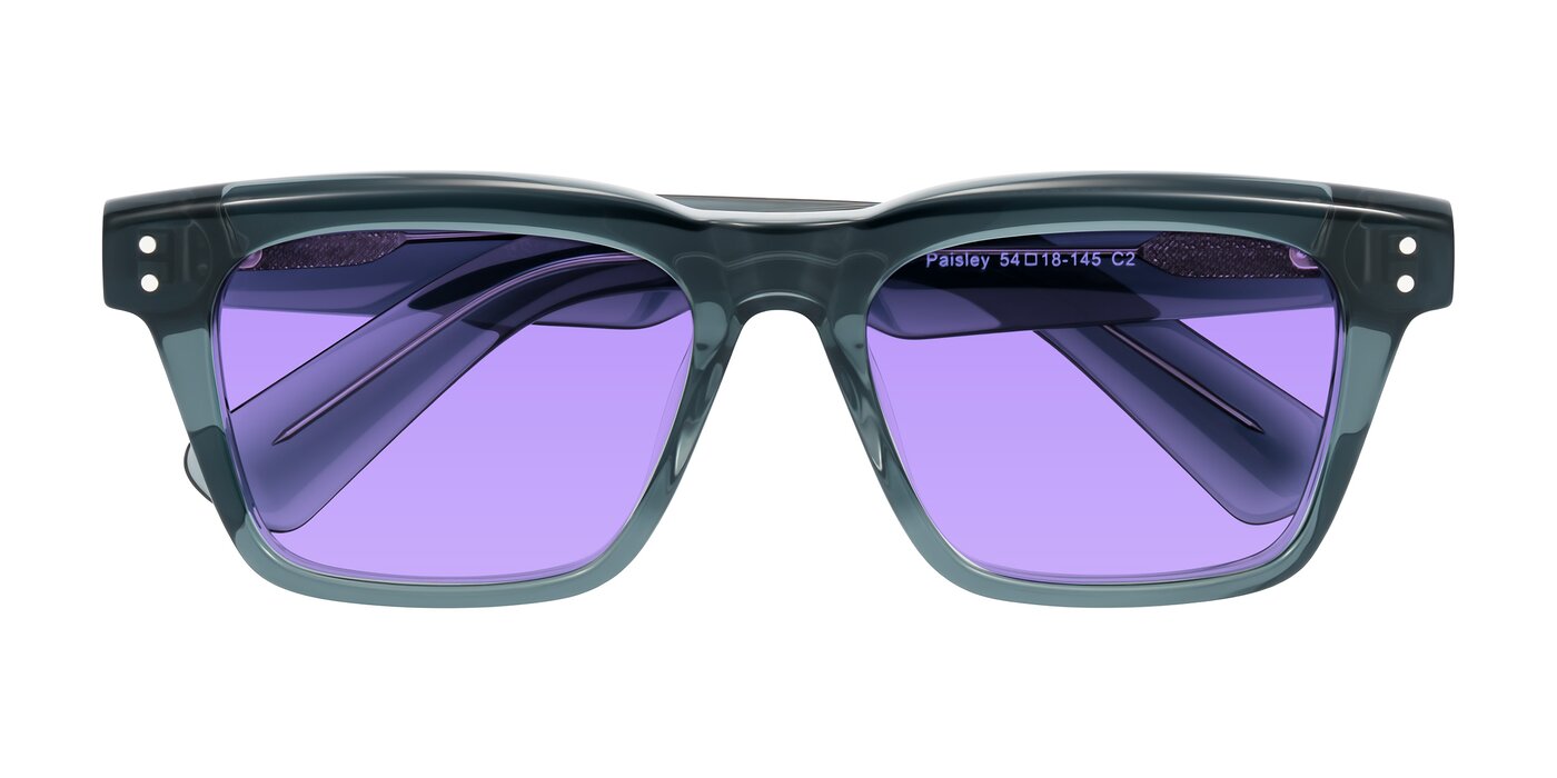 Paisley - Translucent Gray Tinted Sunglasses