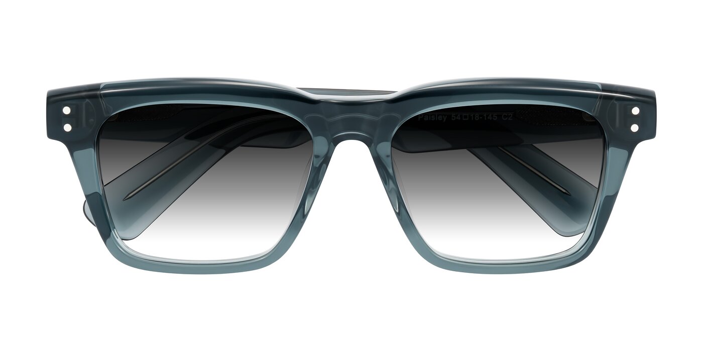 Paisley - Translucent Gray Gradient Sunglasses