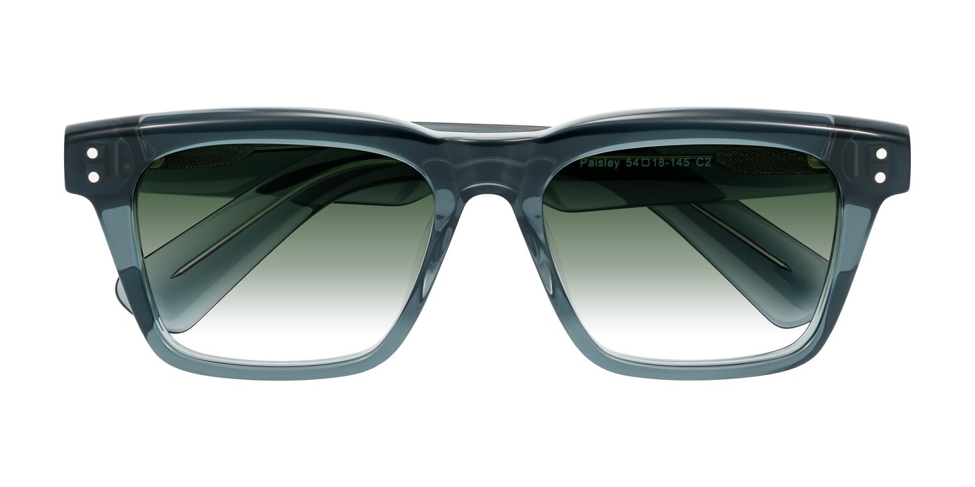 Paisley - Translucent Gray Gradient Sunglasses