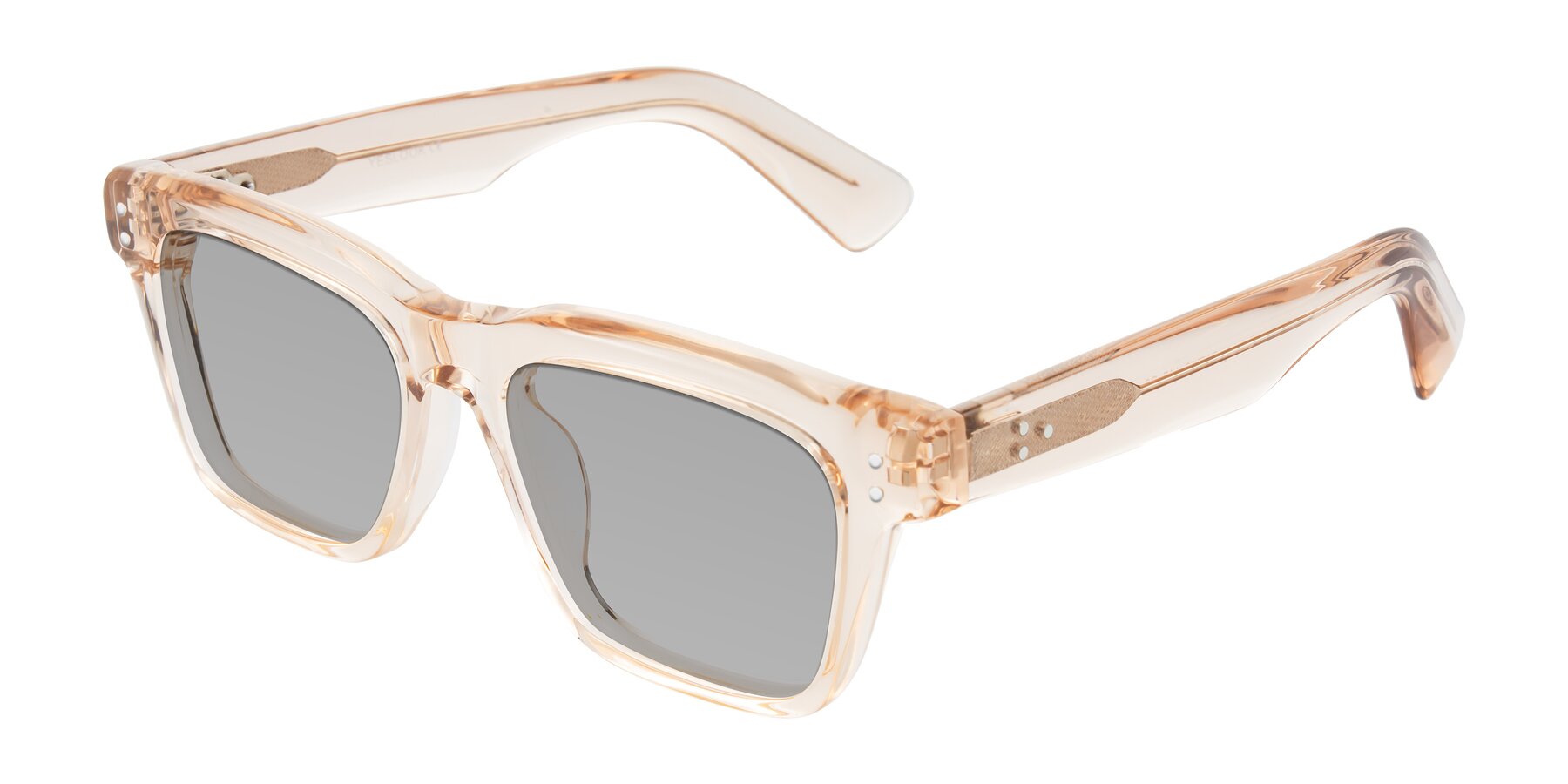 Angle of Paisley in Translucent Brown with Light Gray Tinted Lenses