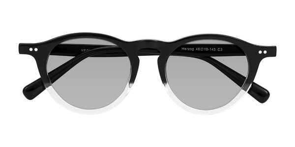 Front of Herzog in Black/Clear