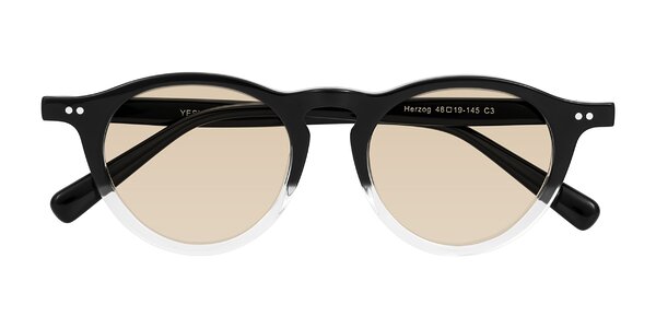 Front of Herzog in Black/Clear