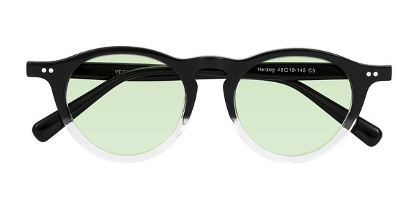 Front of Herzog in Black/Clear