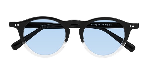 Front of Herzog in Black/Clear