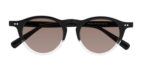 Front of Herzog in Black/Clear