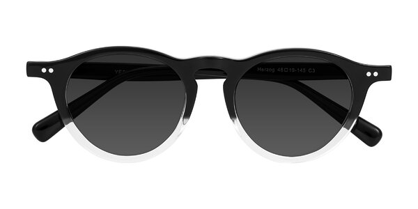 Front of Herzog in Black/Clear