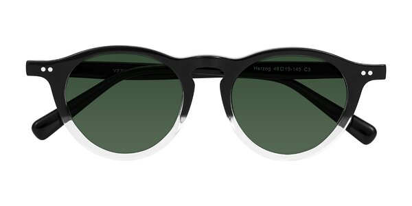 Front of Herzog in Black/Clear
