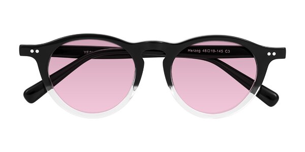 Front of Herzog in Black/Clear