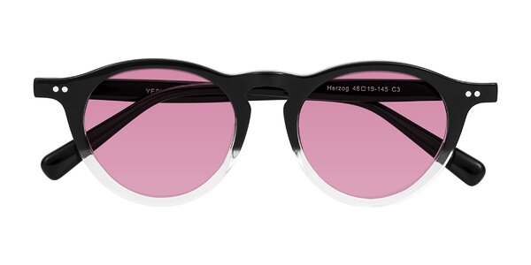 Front of Herzog in Black/Clear