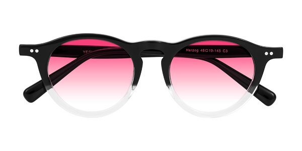 Front of Herzog in Black/Clear