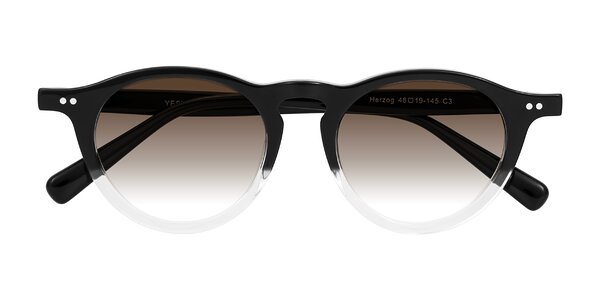 Front of Herzog in Black/Clear