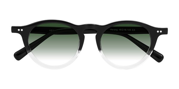 Front of Herzog in Black/Clear