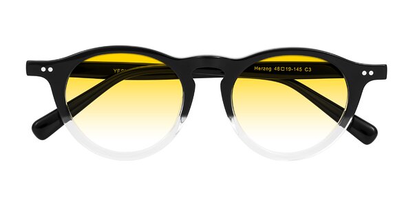 Front of Herzog in Black/Clear