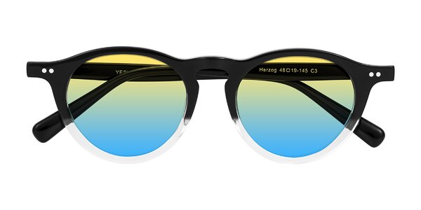 Front of Herzog in Black/Clear