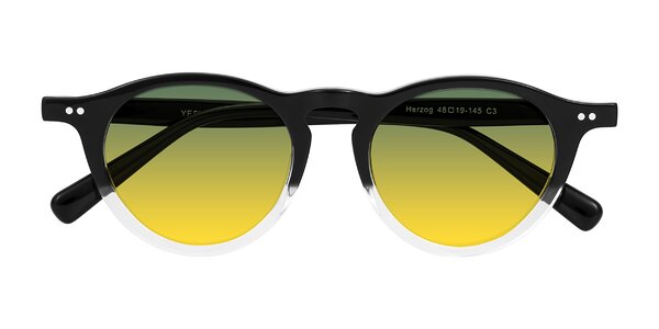 Front of Herzog in Black/Clear