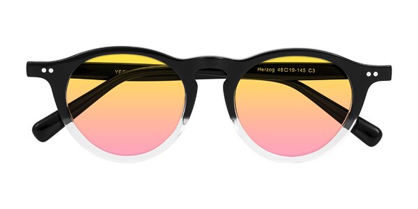 Front of Herzog in Black/Clear