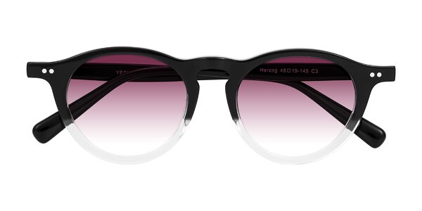 Front of Herzog in Black/Clear