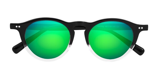 Front of Herzog in Black/Clear