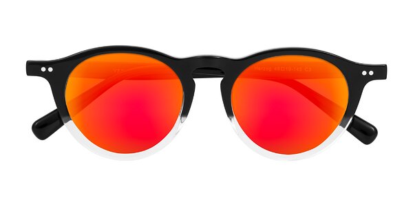 Front of Herzog in Black/Clear
